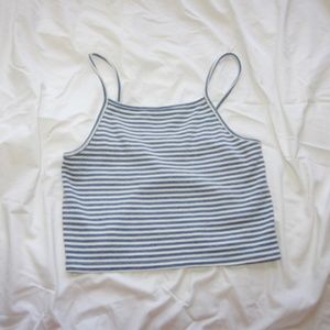 Wild Fable Blue Striped Tank Top